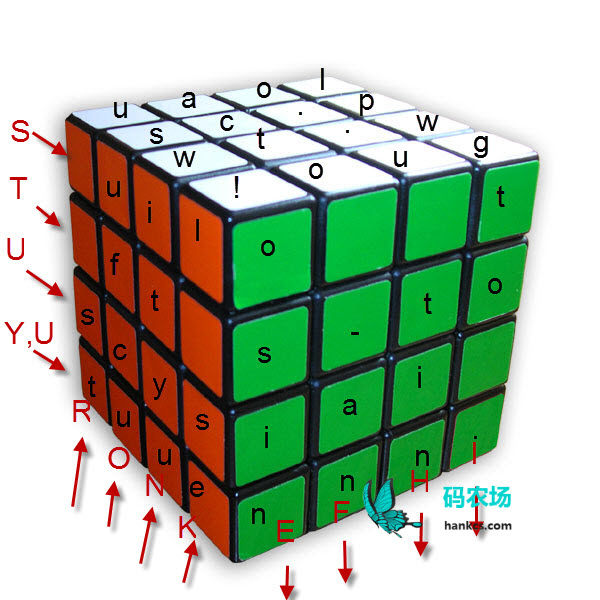 东京大学2013年招生海报魔方谜题完整解法和代码