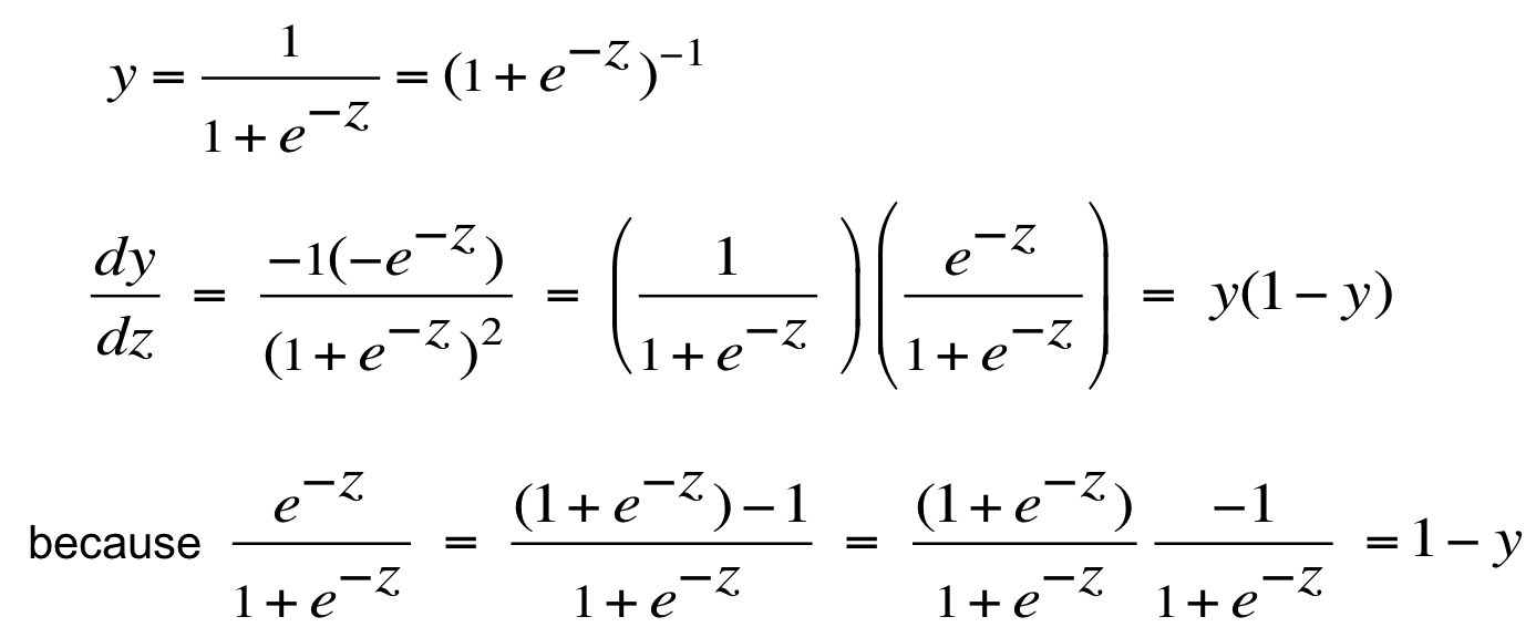 The derivatives of a logistic neuron.png